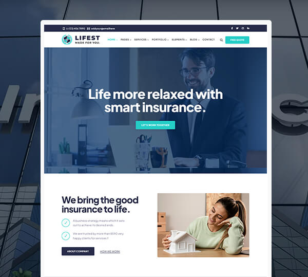 Insurance Agency HTML Template