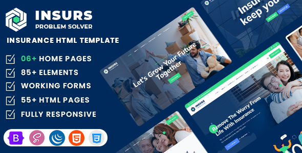 Insurs - Insurance HTML Template.
